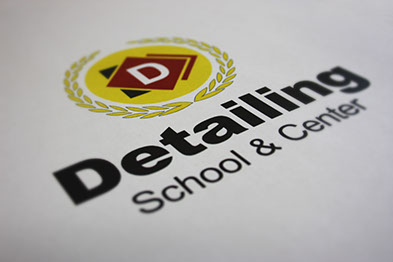Логотип школы и центра детейлинга detailing-school.ru